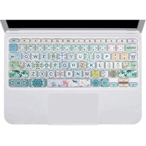 Silicon Keyboard Cover for Lenovo Chromebook C330 11.6" 2019/2018 /ChromebookFlex 11 /Chromebook N20 N21 N22 N23 100e 300e 500e 11.6"/Chromebook N42 N42-20 14 inch,Cute Cat