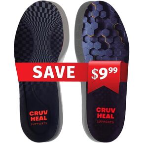 Cruvheal Work Comfort Orthotic Insoles and Work Orthotic Insoles