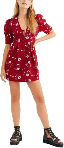 Free People Womens Adelle P Cotton Mini Dress in Kuwait