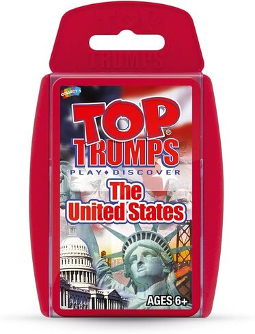 Top Trumps United States Classic Card Game, learn about Colorado, New York and Arizona in this educational pack, gift and toy for boys and girls aged 6 plus in Saudi Arabia
