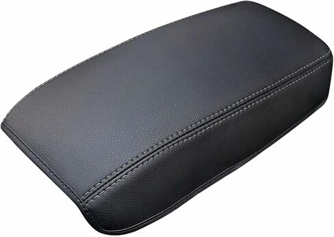 غطاء مسند الذراع لشركة Hyundai Elantra 2021 2022 2023 (فرامل أوتوماتيكية) أغطية وسادة وحدة التحكم المركزية مقاومة للخدش وسادة حماية ملحقات تزيين مسند الذراع (خط أسود) in Kuwait