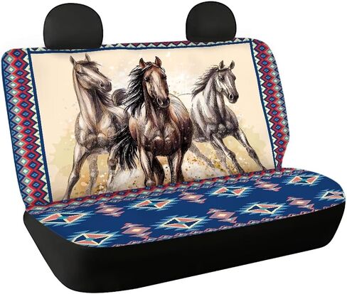 Black Car Seat Covers Only Back Seat Mushroom Back Seat Cover for Women Auto Bench Backseat Covers Rear Seat Covers for for Trucks,SUVs Van in Saudi Arabia