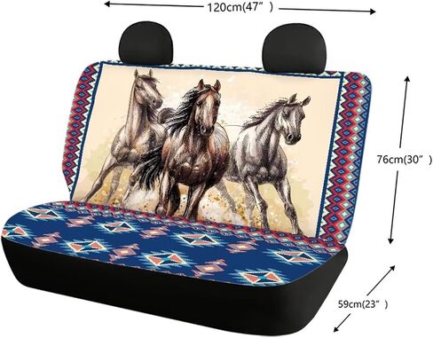 Black Car Seat Covers Only Back Seat Mushroom Back Seat Cover for Women Auto Bench Backseat Covers Rear Seat Covers for for Trucks,SUVs Van in Saudi Arabia