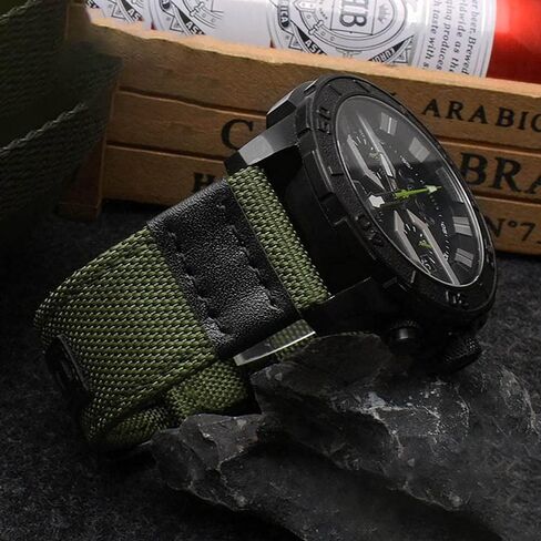 Olytop 22mm Nylon Bands Compatible Fossil Men's Gen 6/5E 44mm/Gen 5 LTE/Carlyle/Garrett Bands, TicWatch Pro Band, Rugged Sports Replacement Quick Released Sport Watch Strap for Women Men in Saudi Arabia