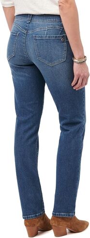 Democracy womens Democracy Women's Plus-size "Ab"solution High Rise Straight Leg Jeans, Blue Vintage, 24 Plus in Saudi Arabia