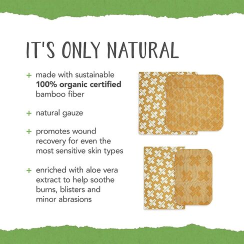 تصحيح تان الخيزران / الألوة فيرا ضمادة لاصقة معقمة 2 × 3 بوصة / 3 × 3 بوصة 50 لكل صندوق in Kuwait