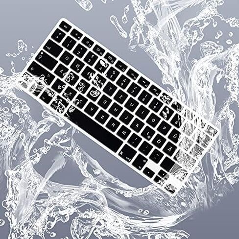 German Language Silicone Keyboard Cover Skin for MacBook Pro 13-inch 15-inch 17-inch(with or w/Out Retina Display) Silicone Skin for iMac and Air 13",USA Version in Saudi Arabia