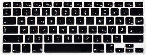 German Language Silicone Keyboard Cover Skin for MacBook Pro 13-inch 15-inch 17-inch(with or w/Out Retina Display) Silicone Skin for iMac and Air 13",USA Version in Saudi Arabia