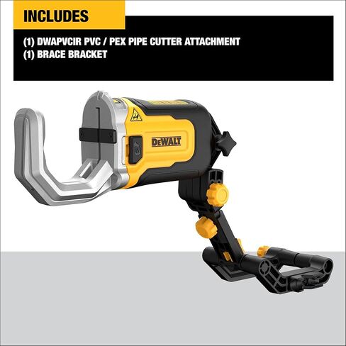 DEWALT IMPACT CONNECT PVC/PEX Cutter with Brace Bracket (DWAPVCIR) in Saudi Arabia