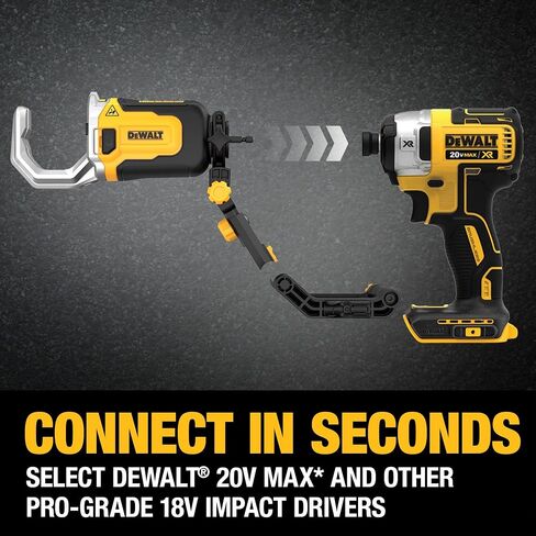 DEWALT IMPACT CONNECT PVC/PEX Cutter with Brace Bracket (DWAPVCIR) in Saudi Arabia