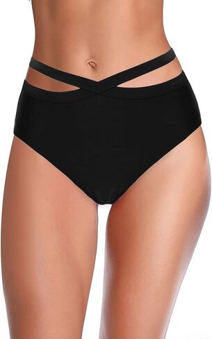 ملابس السباحة النسائية من Mycoco ذات الخصر العالي والجزء السفلي من بيكيني متقاطع in Kuwait