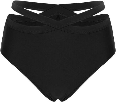 ملابس السباحة النسائية من Mycoco ذات الخصر العالي والجزء السفلي من بيكيني متقاطع in Kuwait