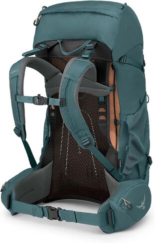 حقيبة ظهر نسائية من Osprey Renn 50L، باللون الأزرق المتتالي/البرتقالي البطيخي in Saudi Arabia