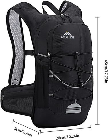 LOCAL LION 18L Hydration Backpack with 2L Water Bladder, Insulated Cycling Bike Backpack, Lightweight Water Pack for Hiking Running Skiing Commuting in Saudi Arabia