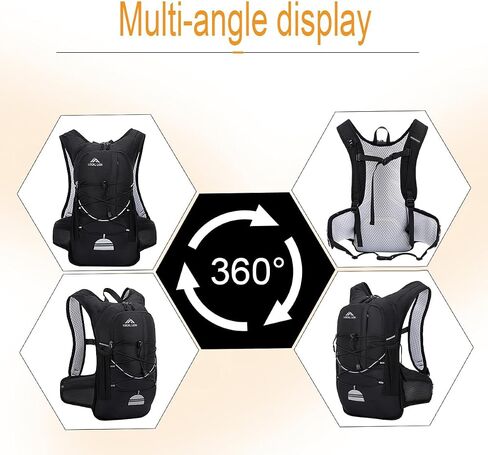LOCAL LION 18L Hydration Backpack with 2L Water Bladder, Insulated Cycling Bike Backpack, Lightweight Water Pack for Hiking Running Skiing Commuting in Saudi Arabia