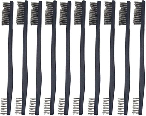 Estary Ranks Universal Gun Cleaning Kit Gun Cleaning Brush and Pick Set (10 Steel Brushes) in Saudi Arabia