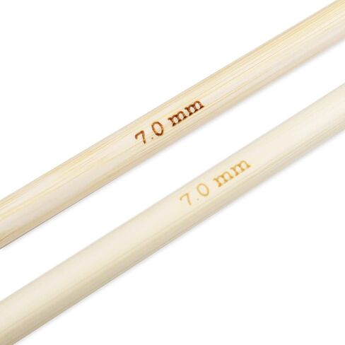 Coopay Knitting Needles 6.0mm x 35cm, Warm Wooden Knitting Needles for Arthritic Hands, Knitting Pins Beginners Professional Knitters, Long Needles for Jumpers Blankets Large Projects in Saudi Arabia