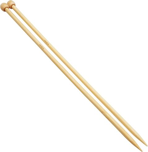 Coopay Knitting Needles 6.0mm x 35cm, Warm Wooden Knitting Needles for Arthritic Hands, Knitting Pins Beginners Professional Knitters, Long Needles for Jumpers Blankets Large Projects in Saudi Arabia