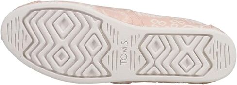 TOMS Womens Alpargata Slip On Flats Casual - Pink in Saudi Arabia