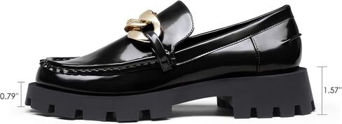 أحذية DREAM PAIRS النسائية بدون كعب جلدية مكتنزة سهلة الارتداء أحذية عمل كاجوال أنيقة من Penny in Saudi Arabia