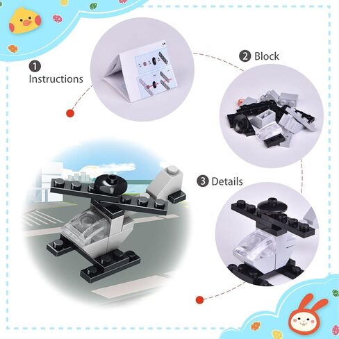 ألعاب صغيرة ممتعة مكونة من 12 قطعة من مكعبات البناء على شكل بيضة عيد الفصح من أجل هدايا الحفلات وسلال عيد الفصح in Kuwait