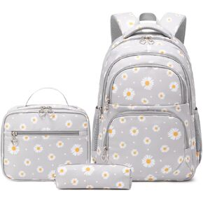 Daisy Kids Backpack for Girls, Multi Pocket School Bags with Lunch Box for Elementary, Teen Girls Bookbag Set in Saudi Arabia