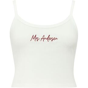 Embroidered Custom Bride Crop Top Personalized Mrs Tank Top Wifey Tshirt Bachelorette Shirts Bride Tank Tops for Women Wife of the Party Shirt Future Mrs Gifts Bachelorette Gifts for Bridesmaids in Saudi Arabia
