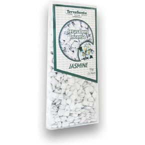 Greek Orthodox Church Incense – Jasmine Scented Frankincense (Livani) from Holy Land Jerusalem – Aromatic Mt. Athos-Style Blessed Incense – 50g, 120g, 250g, 500g (50gr/1.76oz) in Saudi Arabia