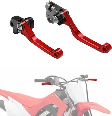 دراجة نارية فرامل القابض رافعة المحور المحوري مجموعة CNC قابلة للتعديل ل CRF250F 2019-2023 CRF150F CRF230F 2003-2017 دراجة الأوساخ الأسود in Kuwait