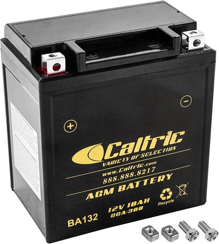 بطارية AGM Caltric متوافقة مع Kawasaki 26012-0105 ، 26012-1143 ، 26012-1229 ، 26012-1382 in Saudi Arabia
