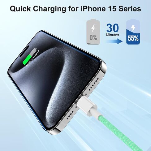 [ Apple Certified ] iPhone Fast Charger Cable Long, 10ft USB C to Lightning Cable, iPhone Type C Charging Cord Wire for Apple iPhone 14 Pro Max/14 Pro/13 Pro/12 Mini/12/11/X/XS/XR/8 Plus/7/6/5S/iPad in Saudi Arabia