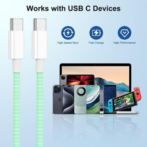 [ Apple Certified ] iPhone Fast Charger Cable Long, 10ft USB C to Lightning Cable, iPhone Type C Charging Cord Wire for Apple iPhone 14 Pro Max/14 Pro/13 Pro/12 Mini/12/11/X/XS/XR/8 Plus/7/6/5S/iPad in Saudi Arabia