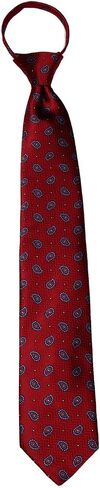 ZIP -12807 - Men Paisley Pre Mens Mens Zipper Necktie Tie in Saudi Arabia