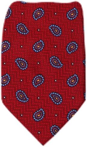ZIP -12807 - Men Paisley Pre Mens Mens Zipper Necktie Tie in Saudi Arabia
