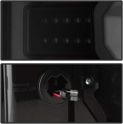 Acanii - لـ [إشارة متسلسلة ثلاثية الأبعاد] 2014-2018 Chevy Silverado 1500 2500 3500 Black Smoked LED LID LIGHT LAMPS in Saudi Arabia