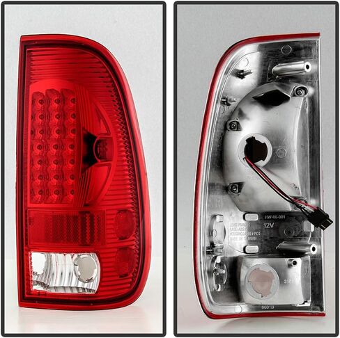 Acanii-لـ 1999-2007 Ford F250 F350 F45 SD 1997-2003 F150 Red LED LID LIGHTS LAMPS in Saudi Arabia