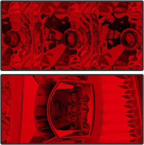 Acanii-لـ 1999-2007 Ford F250 F350 F45 SD 1997-2003 F150 Red LED LID LIGHTS LAMPS in Saudi Arabia