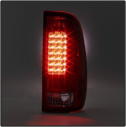 Acanii-لـ 1999-2007 Ford F250 F350 F45 SD 1997-2003 F150 Red LED LID LIGHTS LAMPS in Saudi Arabia