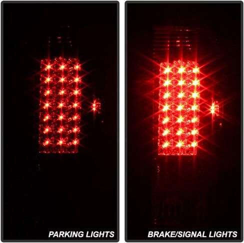 Acanii-لـ 1999-2007 Ford F250 F350 F45 SD 1997-2003 F150 Red LED LID LIGHTS LAMPS in Saudi Arabia
