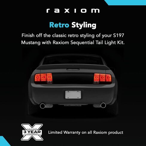 Raxiom Sequential Tail Light Harness Kit مع توصيل توصيل وملعب الأسلاك يناسب Mustang 2005-2009 in Kuwait