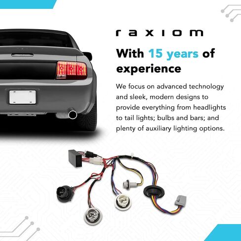 Raxiom Sequential Tail Light Harness Kit مع توصيل توصيل وملعب الأسلاك يناسب Mustang 2005-2009 in Kuwait