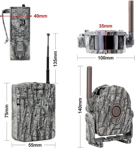Wireless Alarm System Kits, 300M Wide Range IR Night Vision Alarm in Full Dark Outdoor Weather Resistant 5 Motion Sensor Detector &1 Receiver for Perimeter Trip, Fence Trail Wild Hunting Blind Trap in Saudi Arabia