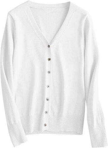 Cardigan Sweaters for Women Lightweight Open Front Tops Blouse Long Sleeve Button Down Knit Fall Trendy 2025 Coat in Kuwait