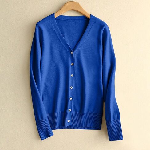 Cardigan Sweaters for Women Lightweight Open Front Tops Blouse Long Sleeve Button Down Knit Fall Trendy 2025 Coat in Kuwait