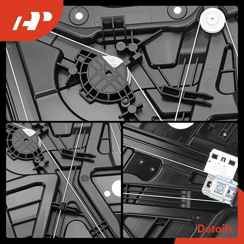A-Premium Front Right Passenger Side Electric Power Window Regulator Without Motor Compatible with Hyundai Elantra 2017 2018 2019 2020 in Saudi Arabia
