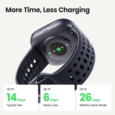 Amazfit Bip 6 Smart Watch 46mm, 14 Day Battery, 1.97" AMOLED Display, GPS & Free Maps, AI, Bluetooth Call & Text, Health, Fitness & Sleep Tracker, 140+ Workout Modes, 5 ATM Water-Resistance, Blush in Kuwait