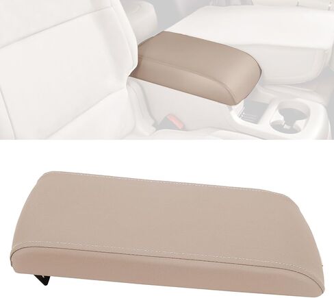 HECASA Center Console Arm Rest Lid Compatible with 2013-2019 Ford Flex Replacement for FA8Z-7406024-AA DA8Z7406024AC EA8Z7406024AB Plastic Armrest Door Beige in Saudi Arabia