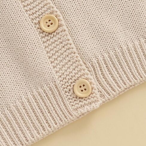 Toddler Baby Girl Sweater Floral Cardigan Knit Long Sleeve Coat Cute Fall Winter Outfits Clothes Infant Newborn in Kuwait