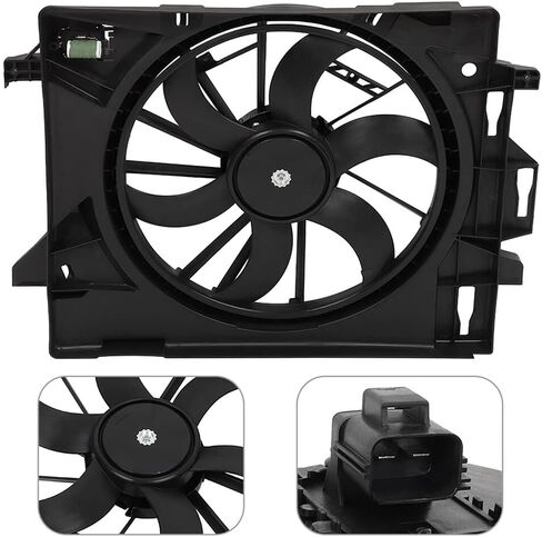 ECCPP Radiator Assembly Fit 2008-2016 for Chrysler for Town & Country 2008-2019 Grand for Caravan 621-028 621860 in Saudi Arabia