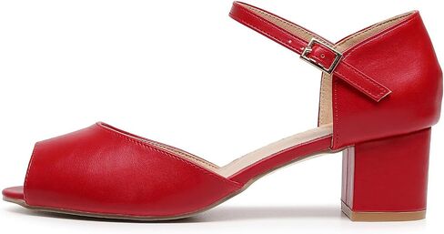 VenusCelia Women's Easy Going Strap Pump Chunky Heeled Sandal in Saudi Arabia